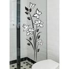 Adesivo para Decoração Natureza para Banheiro Preto