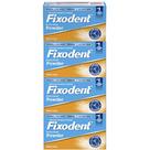 Adesivo para dentaduras Fixodent Extra Hold Powder 80 mL (pacote com 4)