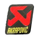 Adesivo para Escape Akrapovic, Emblema de Motocicleta, Adesivos Metálicos, Decalques Impermeáveis