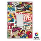 Adesivo para Interruptor Tomada Marvel Quadrinhos Revista Decoração Geek