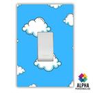 Adesivo para Interruptor Tomada Nuvens Simpsons Infantil Decoração Adesivo para Interruptor Tomada Nuvens Simpsons Infantil Decoração