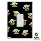 Adesivo para Interruptor Tomada Star Wars Baby Yoda
