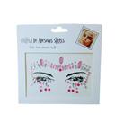 Adesivo Para o Rosto Strass Rosa Claro Cristal "Modelo 19" Festas Carnaval Adesivo Para o Rosto Strass Rosa Claro Cristal "Modelo 19" Festas Carnaval