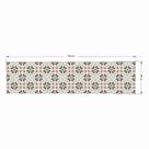 Adesivo Para Piso Antiderrapante Lavável Floral Indiano Tulipa - Cromo Sign