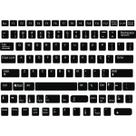 Adesivo Para Teclado Desgastado Letras Universais Brancas