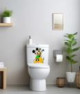 Adesivo para Vaso Sanitário Mickey e Pluto Adesivo para Vaso Sanitário Mickey e Pluto