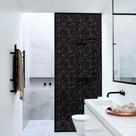 Adesivo Para Vidro Box Banheiro Jateado Decorado Dark Prova D'Agua Adesivo Para Vidro Box Banheiro Jateado Decorado Dark Prova D'Agua
