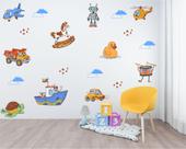 Adesivo Parede Brinquedos Divertidos Papel Parede Decalque