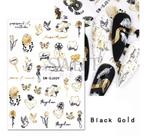Adesivo Película De Unhas Gringa 3d Ouro Manicure
