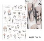 Adesivo Película De Unhas Gringa 3d Rose Manicure