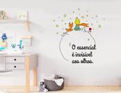 Adesivo Pequeno Príncipe o Essencial É Invisível aos Olhos