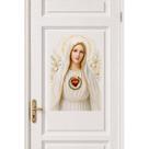 Adesivo Personalizado Nossa Senhora de Fátima p/ Parede Porta Religião Santa