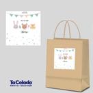 Adesivo Personalizado para Sacola Kraft