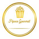 Adesivo "Pipoca Gourmet" - Ref.2095 - Hot Stamping - Dourado - 50 unidades - Stickr - Rizzo