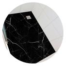 Adesivo piso box mármore preto antiderrapante - 1,20 x 0,80 metros