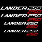 Adesivo Premium De Roda Interno Lander 250 - Branco Vermelho