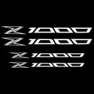 Adesivo Premium De Roda Moto Interno Kawasaki Z1000 - Branco
