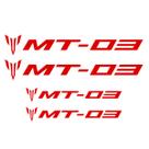 Adesivo Premium De Roda Moto Interno MT-03 - Vermelho