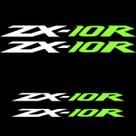 Adesivo Premium De Roda Moto Interno ZX-10R - Branco e Verde