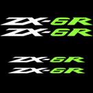 Adesivo Premium De Roda Moto Interno ZX-6R - Branco e Verde