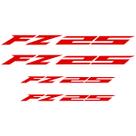 Adesivo Premium De Roda Yamaha Fazer 250 FZ 25 - Vermelho Adesivo Premium De Roda Yamaha Fazer 250 FZ 25 - Vermelho
