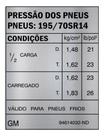 Adesivo Pressao Dos Pneus Gm Opala E Caravan Opl17