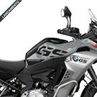 Adesivo Protetor Carenagem Bmw F 850 Gs Adv Kit Mapa - CINZA