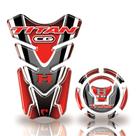 Adesivo Protetor DE Tanque E Bocal Honda CG Titan VERMELHO