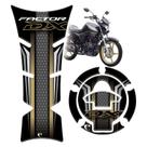 Adesivo Protetor de Tanque e Bocal Resinado Factor 150 DX 2025 Dourado Adesivo Protetor de Tanque e Bocal Resinado Factor 150 DX 2025 Dourado