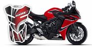 Adesivo Protetor De Tanque Moto Cbr 600 F Resinado H552