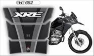 Adesivo Protetor De Tanque Moto XRE 300 Rally Adventure Preto H652