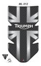 Adesivo Protetor De Tanque Tank Pad Triumph Tiger 800 Fibra.