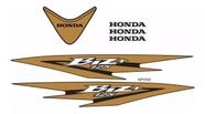Adesivo Protetor Honda Biz 125 2010 Dourado