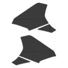 Adesivo Protetor Lateral Tanque Compatível Tiger 900 2020 Resinado