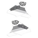 Adesivo Protetor Lateral Tanque Resinado Compatível com Tiger 900 2020