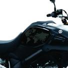 Adesivo Protetor Lateral Tanque Suzuki V Strom 1000 Mapa Cinza