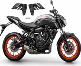 Adesivo Protetor Lateral Tanque Yamaha MT 07 Kit 12