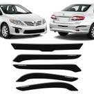 Adesivo Protetor Para-choque Corolla 2009/2014 Preto 5 peças