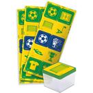 Adesivo Quadrado Brasil Copa 2022 - 30 unidades - Festcolor