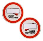 Adesivo Rádio Protegido Vidro Compatível Santana/Voyage