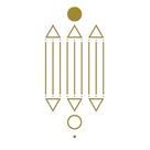 Adesivo Radiônico Desenho de Luxor - Com 9 adesivos - 7,5 cm Feng Shui Bloquear Influência Negativa de Energias Decoração Vinil Transparente