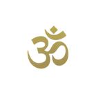 Adesivo Radiônico OM - Com 12 adesivos - 5cm -Símbolo Mantra AUM (OM) Sagrado Cultura Védica Vinil Transparente