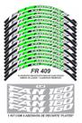 Adesivo Refletivo Tons Verdes Fan 160 Com Kit Ploter Fr 409