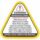 Adesivo Regras do Carro - 2un