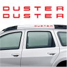 Adesivo Renault Duster Rack Bagageiro Par VERMELHO Adesivo Renault Duster Rack Bagageiro Par VERMELHO