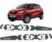 Adesivo Renault Kwid 2018 / 2022 Faixa Lateral Grafite