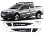 Adesivo Resinado Aplique Protetor Paralama Vw Saveiro 20/21