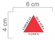 Adesivo Resinado Bandeira MG 4x6cm SPTS