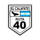 Adesivo Resinado El Calafate Ruta 40 Vinil 6,2x8cm
