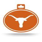 Adesivo Rico Industries NCAA Texas Longhorns Oval 9x13cm